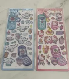 国内正規品　平成はっぴーフォン　サンリオ　ハローキティ　シナモロール　２種セット