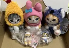 モフサンド マスコットぬいぐるみ、ミニフィギュアセット