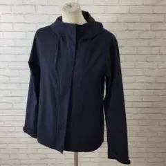 ★12.13 h185 ユニクロ ブロックテックパーカー L