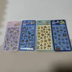 ディズニー ぷくぷくシール プリンセス トイ・ストーリー プーさん 4点セット