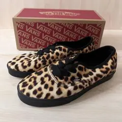 未使用】VANS エラ レオパード カーフレザー ハラコ 豹柄 限定モデル