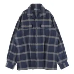 希少M！ 90s Ralph Lauren Shirt SKI CAMP 紺色