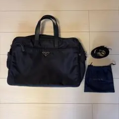 PRADA プラダ ビジネスバッグ ブリーフケース ブルーブラックのサムネイル