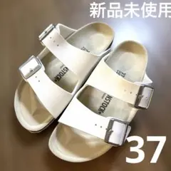 新品未使用品　ビルケンシュトック　アリゾナ　ホワイ37のサムネイル