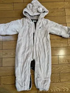 ミキハウス フード付きアウター ベージュ