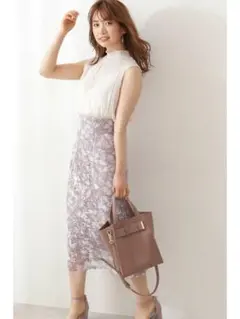 フラワーレースタイトスカート PROPORTION BODY DRESSING