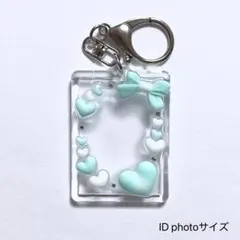 0173 証明写真 ID トレカキーホルダー トレカケース レジンデコ