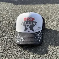【No1キャップ】drip addict/メッシュキャップ