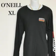 オニール 袖ロゴ O'NEILL 長袖Tシャツ ブラック系 XLサイズ