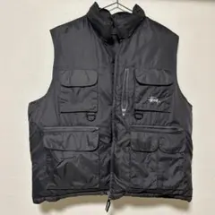 00‘s OLD Stussy リバーシブル フィッシング ダウンベスト Old Stussy × WTAPS リバーシブル フィッシング ダウンベスト