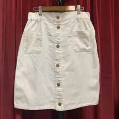 E hyphen world gallery ボタンフロント タイトスカート