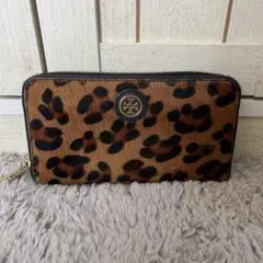 トリーバーチ　Tory Burch 長財布　豹柄　レオパード
