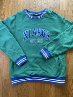 XLARGE クルーネック スウェット グリーン Mサイズ