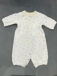 【HOT BISCUITS】ミキハウス 2way長袖ロンパース　50-60サイズ