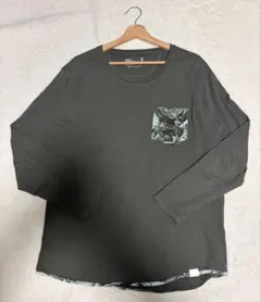 white mountaineering ポケットロングtシャツ