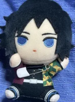 鬼滅の刃 冨岡義勇 くっつきぬいぐるみバッジ