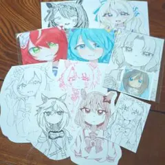 ウマ娘】ファインモーション【ファンアート色紙イラスト原画】 - メルカリ