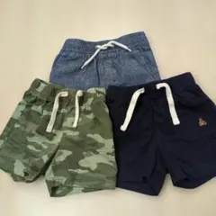 Baby GAP ショートパンツ　3点セット　80CM　まとめ売り　保育園着
