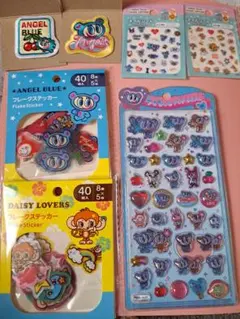 【うるちゅるポップシール】　エンジェルブルー