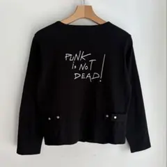 【美品】agnès b. 長袖カーディガン 黒 サイズ3のサムネイル