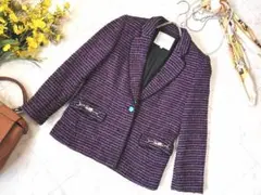 【美品♡】23区　リントン社　ツイードジャケット 2026年最新】LINTON ツイード ジャケットの人気アイテム - メルカリ