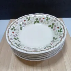 GYOKUHOU Strawberry Garden５枚セット 皿 プレートのサムネイル