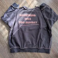 too sunday トレーナー 120cm