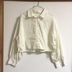 ems 黄色 サイドドロスショートシャツ