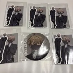 桃源暗鬼 オンラインくじ code:suit 缶バッジ ステッカー 皇后崎迅