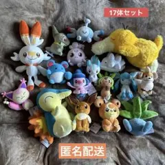 【新品タグ付】ポケットモンスター ぬいぐるみ 17体セット【まとめ売り】