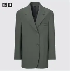 1回着用 美品 ユニクロ U ウォッシャブルテーラードジャケット XS