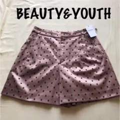 【新品】BEAUTY&YOUTH ドット柄 ショートパンツ