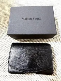 【新品未使用】Maison Sbond ブラック 三つ折り財布 2026年最新】Maison sbond 財布の人気アイテム - メルカリ