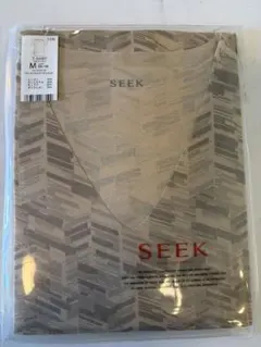【新品未使用】SEEK VネックTシャツ　Mサイズ　ロッシュベージュのサムネイル