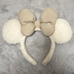 カチューシャ ディズニー ミニーマウス ベージュ 発送日対応可能