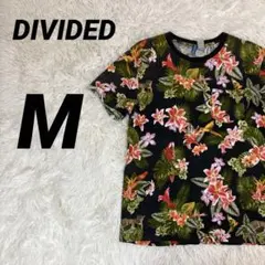 H&M DIVIDED 総柄 ポケットTシャツ メンズM ボタニカルのサムネイル
