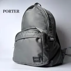 【美品】廃盤 PORTER タンカー リュック シルバーグレー バックパックのサムネイル