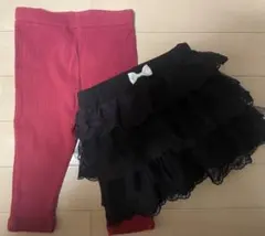 プティマイン　レギンス＆any FAMキュロットセット