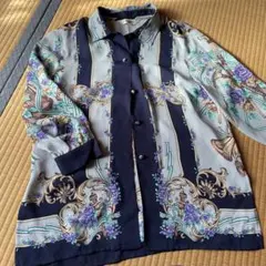 SPADACINI スパダチーニ ビンテージ OLDブラウス シルクシャツ 古着 