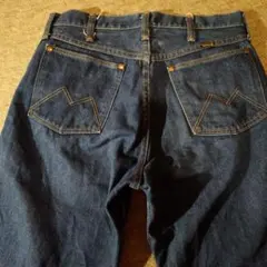 スコビル MAVERICK ダークブルー ストレートデニムmade in USA