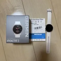 GARMIN vivoactive5 ホワイト 美品 充電ケーブル付 動作確認済 - メルカリ