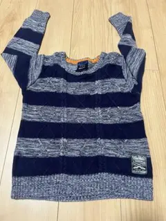 Corn House ストライプ ニット 120