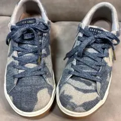 スケッチャーズ　迷彩　スニーカー　23.5cm 海外限定品