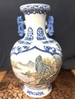 李朝、白磁、辰砂、鹿、鶴、亀図、大壺。 - メルカリ