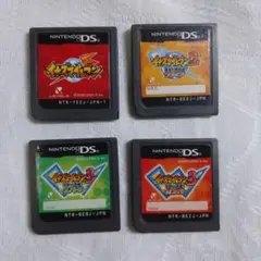 DSソフト　イナズマイレブン4本まとめ　動作確認済み