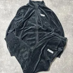 00s puma ベロア　セットアップ　刺繍デザイン　y2k