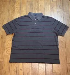 90s Polo Ralph Lauren XXL ボーダー ポロシャツ