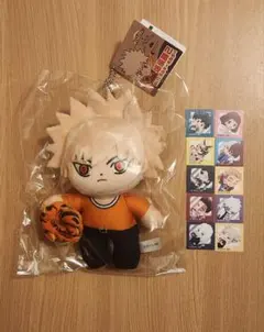 僕のヒーローアカデミア ジャックインザドーナツ ぬいぐるみキーホルダー 爆豪