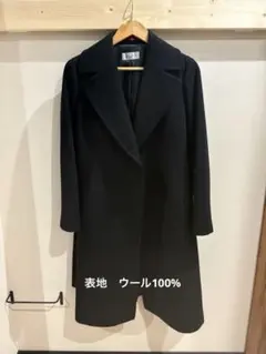 LES MUES ブラック ロングコート L