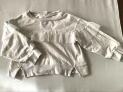 【使用感あります】アプレレクール　トレーナー　100サイズ　キナリ色